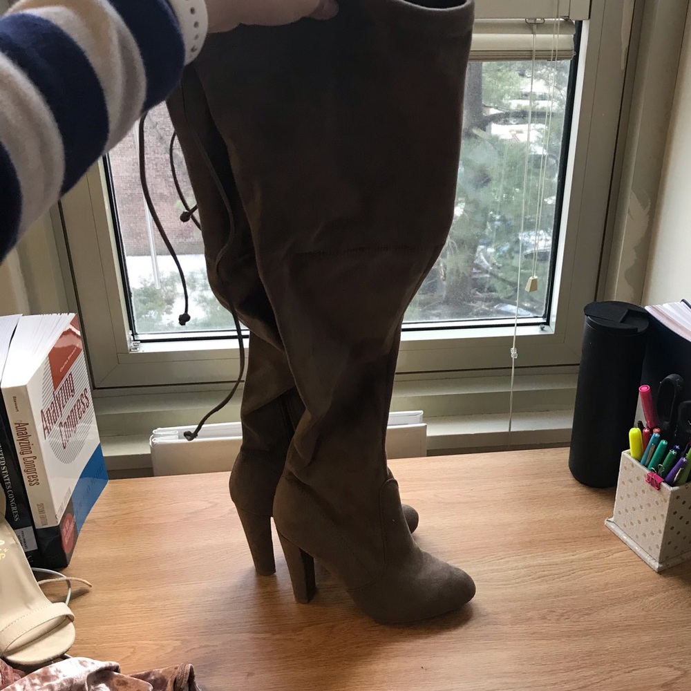 Ran over the knee boots